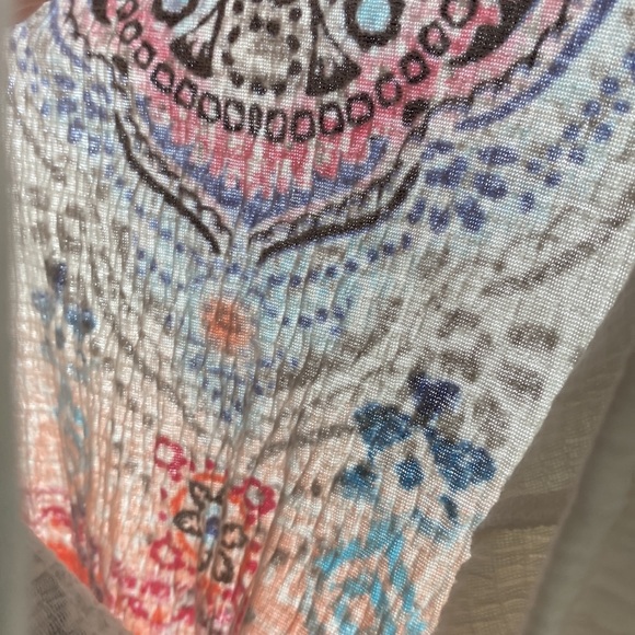 Boho multicolour camisole with wooden beads - Picture 15 of 16